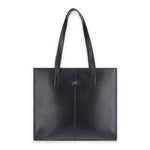Load image into Gallery viewer, Everyday Women&#39;s Leather  Zipper Tote Bag-Black
