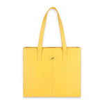 Load image into Gallery viewer, Everyday Women&#39;s Leather  Zipper Tote Bag-Mustard Yellow
