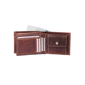 Trident 2.0 Mens Vintage Leather Wallet