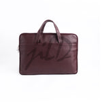 Load image into Gallery viewer, The Founder Ultra Slim Leather Laptop Bag-Burgundy
