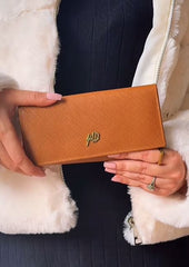 Velora-Womens Saffiano Leather Long Wallet