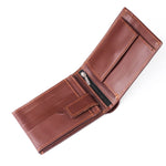 Load image into Gallery viewer, Minimalist Mens Leather Bi-Fold Wallet

