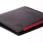 Load image into Gallery viewer, Mens Pure Leather Wallet Bifold Red Stripe
