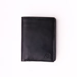 Load image into Gallery viewer, Compact Leather Wallet-Black
