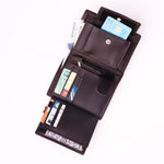 Load image into Gallery viewer, Compact Leather Wallet-Burgundy
