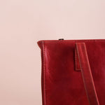 Load image into Gallery viewer, Everyday Women&#39;s Leather  Zipper Tote Bag-Candy Red
