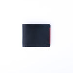 Load image into Gallery viewer, Mens Pure Leather Wallet Bifold Red Stripe
