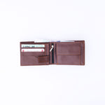 Load image into Gallery viewer, Minimalist Mens Leather Bi-Fold Wallet
