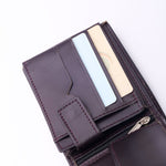 Load image into Gallery viewer, Minimalist Mens Leather Bi-Fold Wallet
