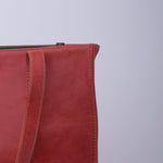 Load image into Gallery viewer, Everyday Women&#39;s Leather  Zipper Tote Bag-Candy Red
