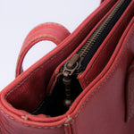 Load image into Gallery viewer, Everyday Women&#39;s Leather  Zipper Tote Bag-Candy Red
