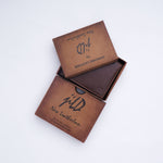 Load image into Gallery viewer, Minimalist Mens Leather Bi-Fold Wallet
