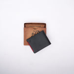 Load image into Gallery viewer, Mens Pure Leather Wallet Bifold Red Stripe
