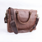 Load image into Gallery viewer, The Maverick Vintage Leather Laptop Bag-Tan Brown
