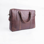 Load image into Gallery viewer, The Maverick Vintage Leather Laptop Bag-Midnight Brown
