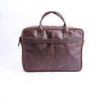 Load image into Gallery viewer, Everyday Companion Leather Laptop Bag-Vintage Midnight Brown

