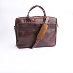 Load image into Gallery viewer, Everyday Companion Leather Laptop Bag-Vintage Midnight Brown
