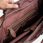 Load image into Gallery viewer, The Maverick Vintage Leather Laptop Bag-Tan Brown
