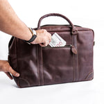 Load image into Gallery viewer, The Maverick Vintage Leather Laptop Bag-Midnight Brown
