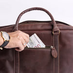Load image into Gallery viewer, The Maverick Vintage Leather Laptop Bag-Midnight Brown
