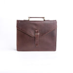 Load image into Gallery viewer, The Corporate Pure Leather Bag- Midnight Brown
