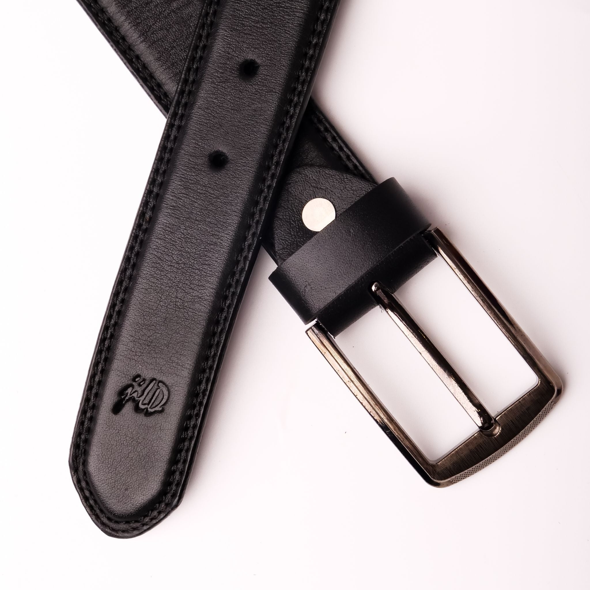 Black Belt With Single Pin Buckle