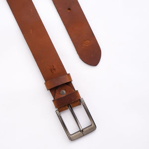 Rustic Leather Belt-Solid