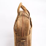 Load image into Gallery viewer, Oxford Pure Leather Vintage Business Laptop Bag-Wood Brown
