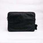 Load image into Gallery viewer, The Folio Sleek Slim Leather Laptop Bag-Black
