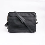 Load image into Gallery viewer, The Folio Sleek Slim Leather Laptop Bag-Black
