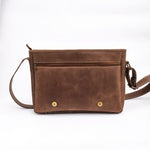 Load image into Gallery viewer, Jild Classic Satchel Vintage Leather Messenger Bag (Vintage Brown)
