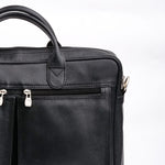 Load image into Gallery viewer, The Ultimate Leather Breifcase Bag-Black
