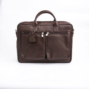 The Ultimate Leather Breifcase Bag-Dark Brown