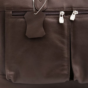 The Ultimate Leather Breifcase Bag-Dark Brown