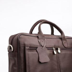 The Ultimate Leather Breifcase Bag-Dark Brown