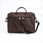 Load image into Gallery viewer, The Ultimate Leather Breifcase Bag-Dark Brown
