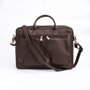 The Ultimate Leather Breifcase Bag-Dark Brown