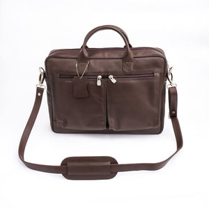 The Ultimate Leather Breifcase Bag-Dark Brown