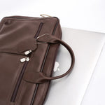 Load image into Gallery viewer, The Ultimate Leather Breifcase Bag-Dark Brown
