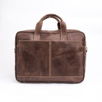 Load image into Gallery viewer, Oxford Pure Leather Vintage Business Laptop Bag-Dark Brown
