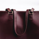 Load image into Gallery viewer, The Boss Lady Pure Leather Womens Tote Bag-Wine Berry
