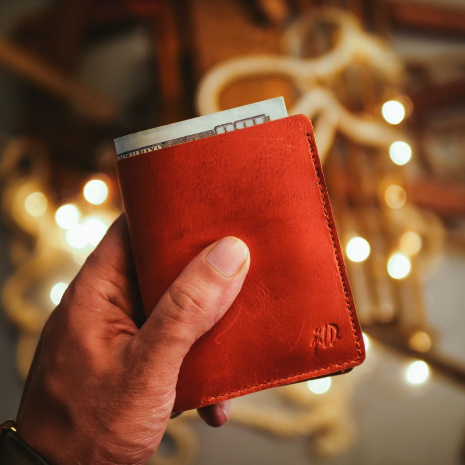 Vintage Bi-Fold Card/Cash Holder-Scorpio