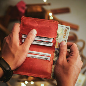 Vintage Bi-Fold Card/Cash Holder-Scorpio