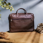 Load image into Gallery viewer, The Ultimate Leather Breifcase Bag-Dark Brown
