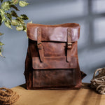 Load image into Gallery viewer, Nomad Vintage Leather Backpack
