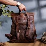 Load image into Gallery viewer, Nomad Vintage Leather Backpack
