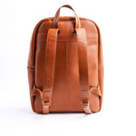 Load image into Gallery viewer, On-The-Go Leather Backpack-Tan Brown
