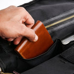 Load image into Gallery viewer, On-The-Go Leather Backpack-Black

