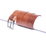 Load image into Gallery viewer, Rustic Leather Belt-Solid
