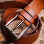 Load image into Gallery viewer, Rustic Leather Belt-Solid
